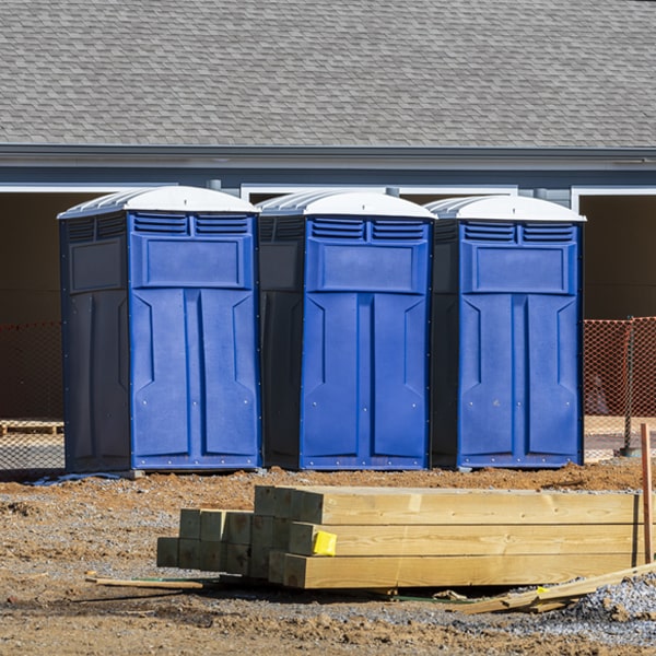 how do you dispose of waste after the porta potties have been emptied in Luck Wisconsin